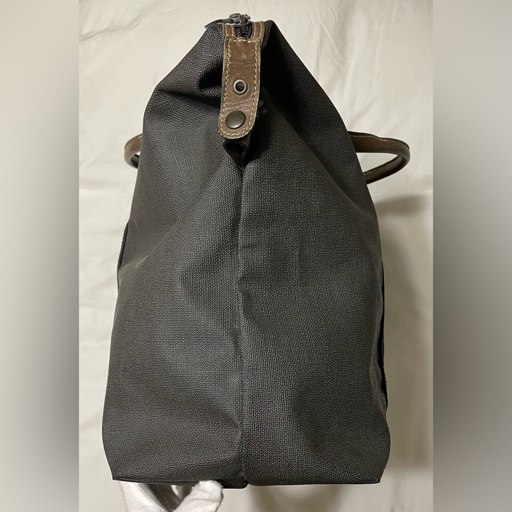 Dunhill Authentic Vintage Brown and Black Canvas Travel Bag - Picture 7 of 16